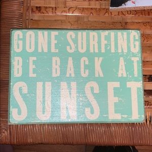 Beach themed wall decor/desk decor